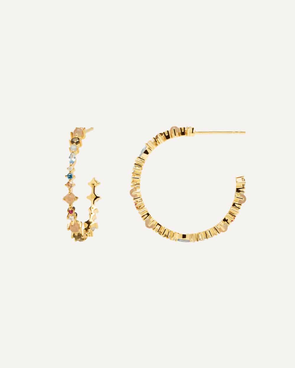 HALO Earrings Yellow Gold