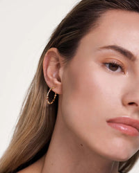HALO Earrings Yellow Gold
