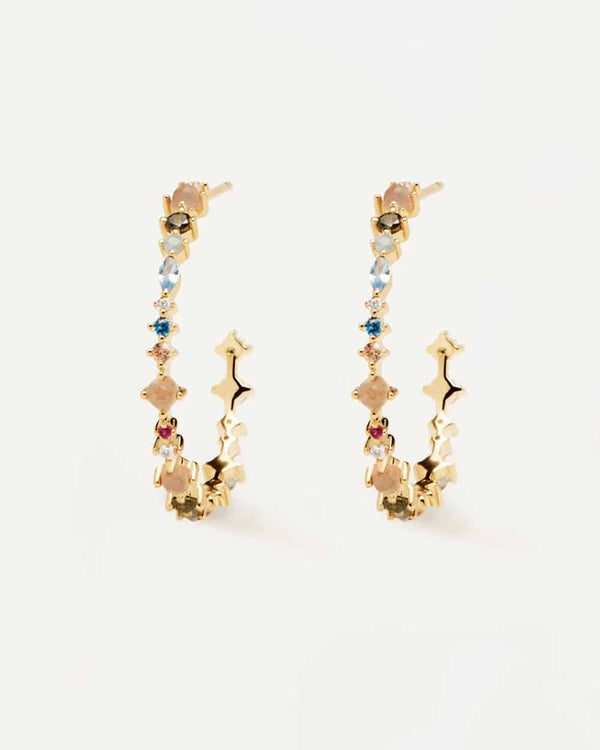 HALO Earrings Yellow Gold