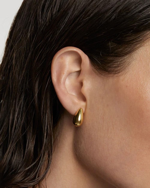 SUGAR Stud Earrings Yellow Gold