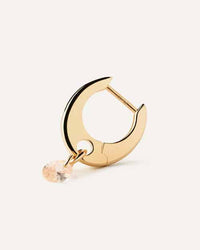 PEACH LILY HOOPS