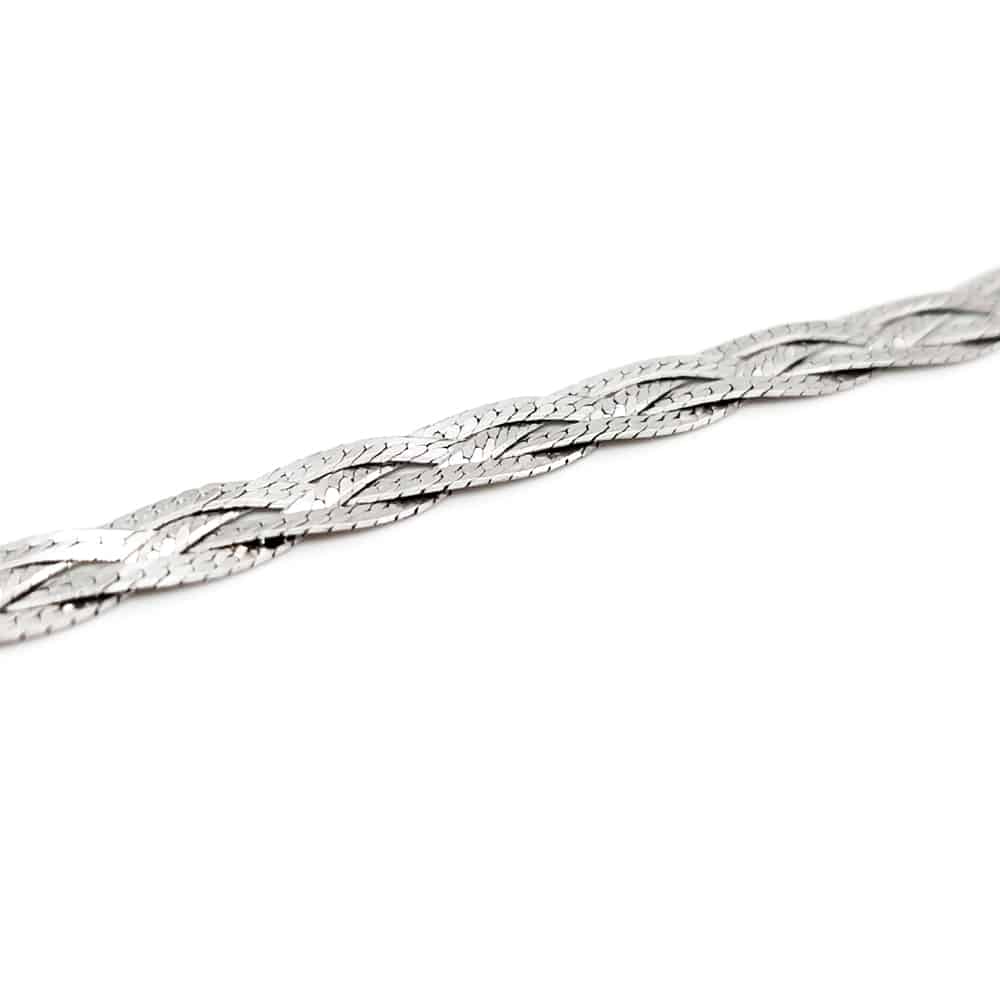 Sterling Silver Italian Braid Bracelet