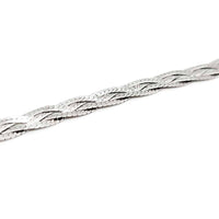 Sterling Silver Italian Braid Bracelet