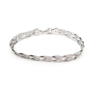 Sterling Silver Italian Braid Bracelet