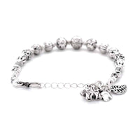 Artisan Crafted Sterling Silver Beads Bracelet