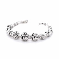 Artisan Crafted Sterling Silver Beads Bracelet