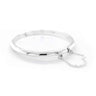 Hinged Sterling Silver Round Bangle