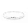 Hammered Sterling Silver Bangle