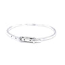 Adjustable Belt Sterling Silver Bangle
