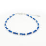 Lapis Lazuli and Silver Beads Bracelet