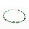 Tourmaline and Silver Beads Bracelet