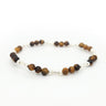 Tigereyes and Silver Beads Bracelet