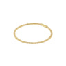 9ct Yellow Gold Elastic Popcorn Link Bracelet