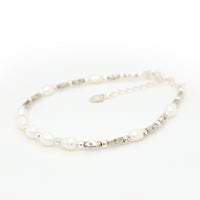 FW Pearl and Silver Beads Bracelet