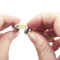 IL Diletto 925 Italian Weaved Silver Bangle