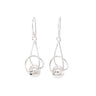 High Polished Sterling Silver Ball Earrings