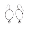 Sterling Silver Oval Hoop Earrings
