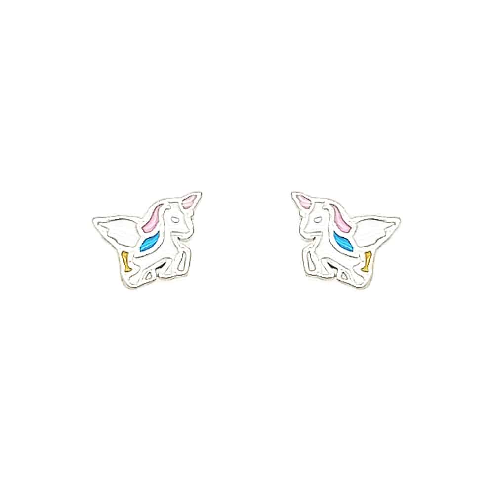 Kids Unicon Stud Earrings