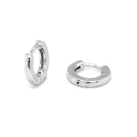 Plain Sterling Silver Huggie
