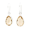 Citrine Tear Drop Earrings