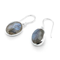 Labradorite Sterling Silver Earrings