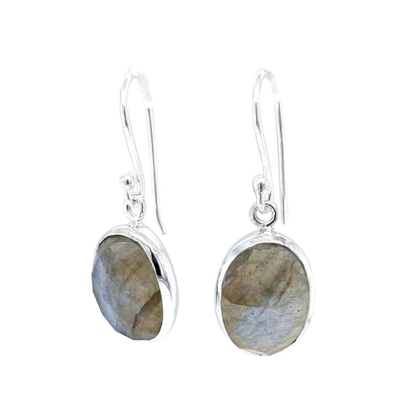 Labradorite Sterling Silver Earrings