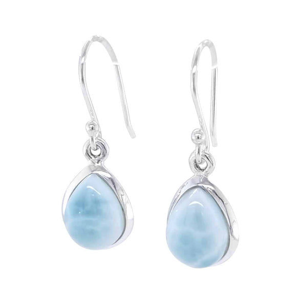 Larimar Silver Earrings