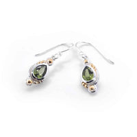 Peridot Silver Earrings