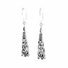 Filigree Cone Silver Earrings