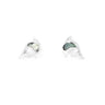 Dolphin Silver Stud Earrings Paua Shell