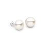 Button FW Pearl Silver Studs