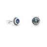 Silver Stud Earrings Paua Shell