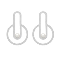 Sterling Silver Interconnected #2 Earrings