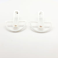 Sterling Silver Interconnected #1 Earrings