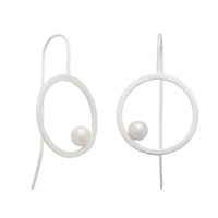 Sterling Silver Eternal Love Pearl Earrings