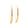 Gold Plated Sterling Silver Bar Earrings