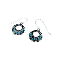 Turquoise Beads Ethenic Earrings