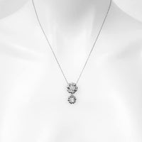Cherry Blossom Silver Necklace