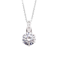 6 Prong Setting Solitaire Pendant