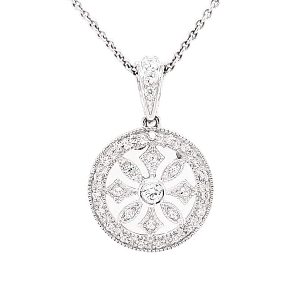 Rhodium Plated Silver Camille Necklace
