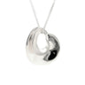 Matte and High Polished Silver Pendant