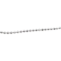 Faced Cut Ball Chain Necklace