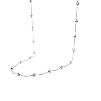 Wave Cut Ball Chain Necklace