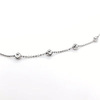 Wave Cut Ball Chain Necklace