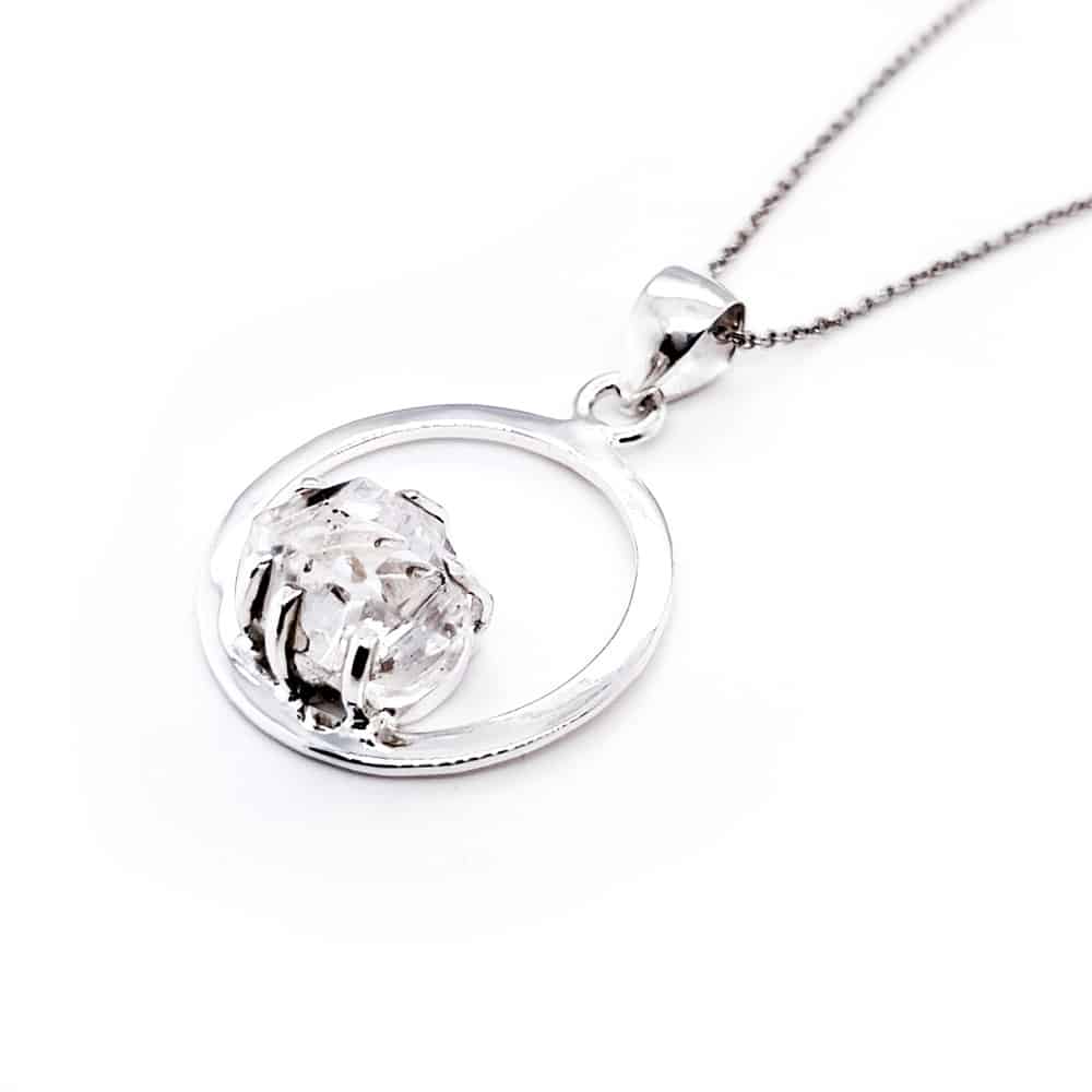 Herkimer Diamond Sterling Silver Necklace