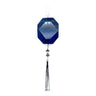 Faced Lapis Lazuli Stone Tassel Necklace