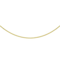 9K Yellow Gold 22 Diamond Cut Box Chain