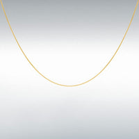 9K Yellow Gold 22 Diamond Cut Box Chain