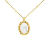 18K Gold Plated Sterling Silver Dark Night Necklace