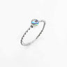Paua Shell Sterling Silver Ring